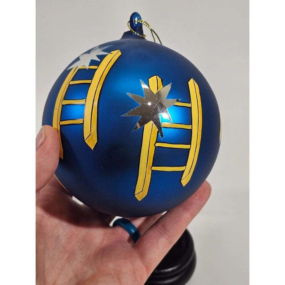 VTG 2002 Sacred Season Jacob's Ladder #32019 Blown Glass Christmas Ornament‎